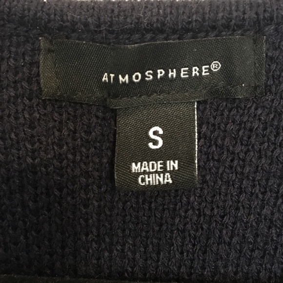 Primark Cardigan. Open Front. Navy & Maroon. NWOT - Picture 3 of 15